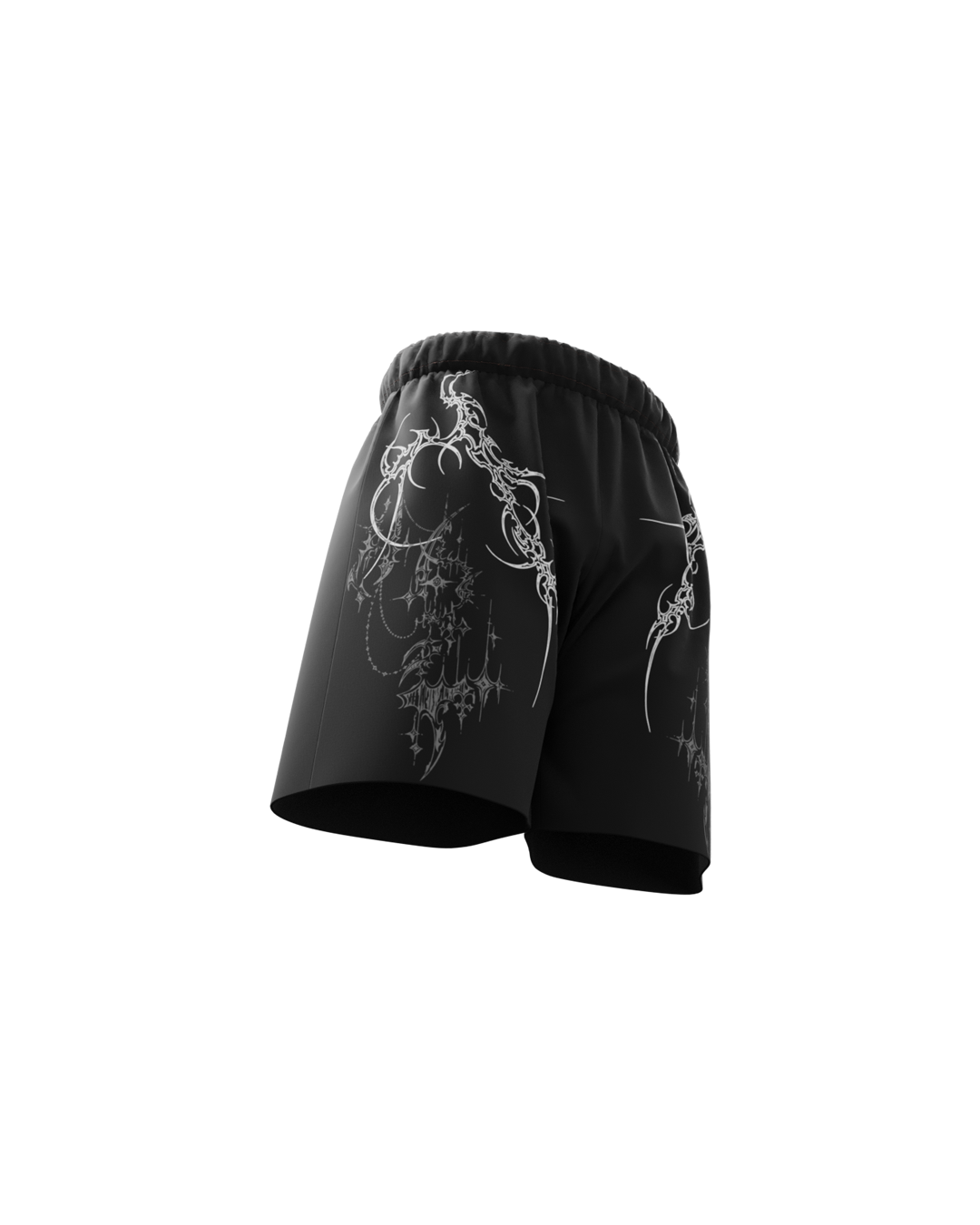 Sigil Black Unisex Shorts